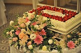 会場の装花